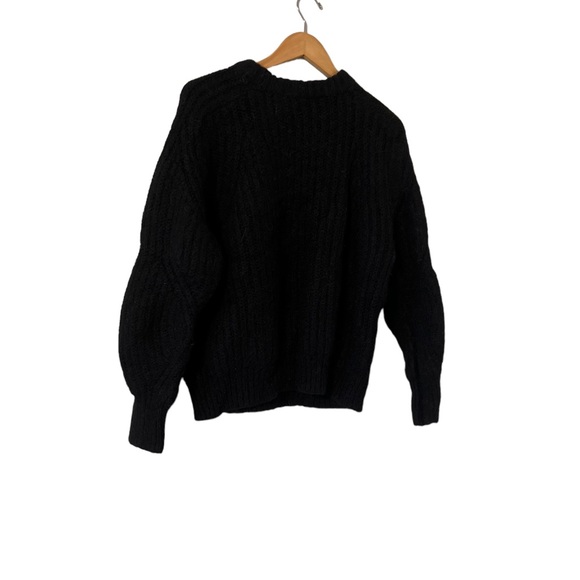 ✨ ROTATE Birgerchristensen Black Sweater Pullover Top - Picture 8 of 10